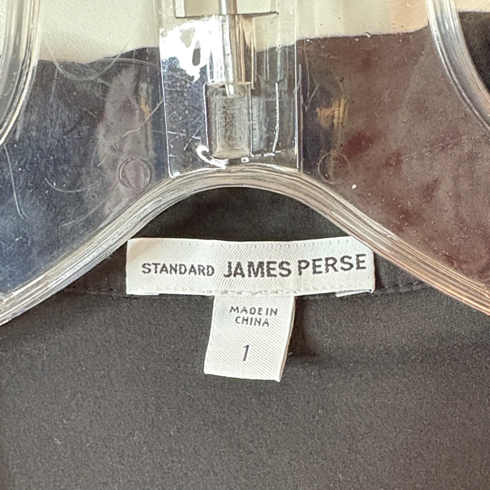 James Perse Black Button-Down Shirt - Picture 2 of 9